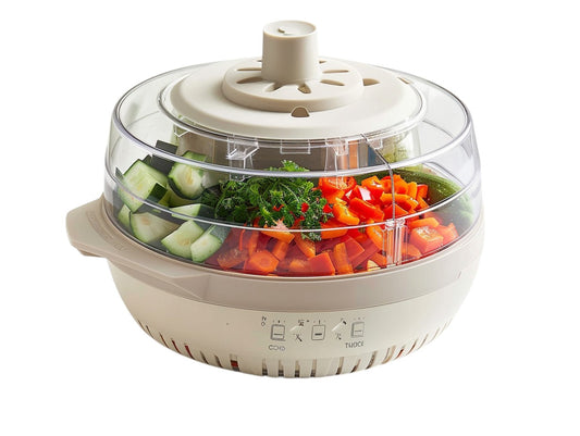 Looa Multi-Blade Vegetable Chopper and Slicer with Container - 6-in-1 Kit