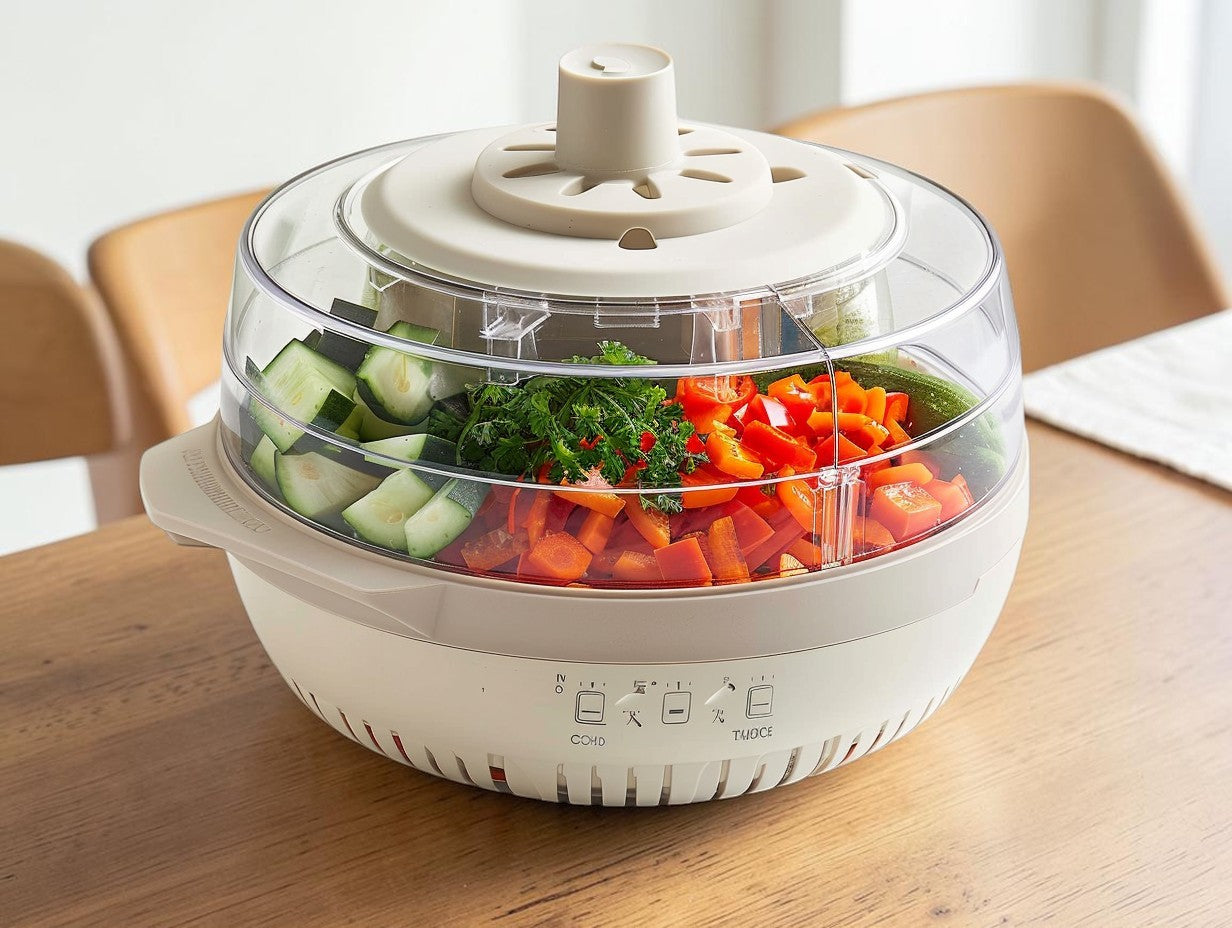 Looa Multi-Blade Vegetable Chopper and Slicer with Container - 6-in-1 Kit